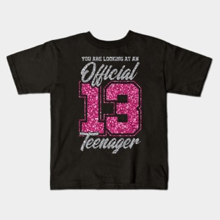 Official Teenager 13th Birthday Gift T-Shirt Kids T-Shirt